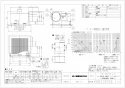 三菱電機 VD-25ZVX5-C 取扱説明書 施工説明書 納入仕様図 天井埋込形換気扇  納入仕様図1