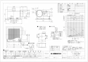 VD-25ZX12-C 取扱説明書 施工説明書 納入仕様図 天井埋込形換気扇 低騒音インテリア格子タイプ 納入仕様図1