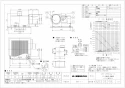 三菱電機 VD-25ZX12-C 取扱説明書 施工説明書 納入仕様図 天井埋込形換気扇  納入仕様図1