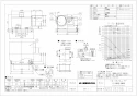 三菱電機 VD-25ZX12-FP 取扱説明書 施工説明書 納入仕様図 天井埋込形換気扇 納入仕様図1