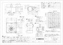 三菱電機 VD-25ZX12-IN 取扱説明書 施工説明書 納入仕様図 天井埋込形換気扇 納入仕様図1