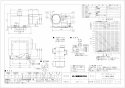 三菱電機 VD-25ZX12-X 取扱説明書 施工説明書 納入仕様図 天井埋込形換気扇 納入仕様図1