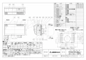 三菱電機 VL-06JV3-D 取扱説明書 施工説明書 納入仕様図 換気空清機ﾛｽﾅｲ 寒冷地仕様24時間換気 納入仕様図1