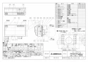 三菱電機 VL-06JV3 取扱説明書 施工説明書 納入仕様図 換気空清機ﾛｽﾅｲ 準寒冷･温暖地仕様24時間換気 納入仕様図1