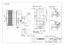 三菱電機 VL-08ESN3 取扱説明書 施工説明書 納入仕様図 住宅用ロスナイ(準寒冷地・温暖地使用) 壁掛1パイプ取付 脱臭機能付 壁スイッチタイプ 納入仕様図2