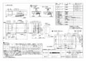 三菱電機 VL-10ES3 取扱説明書 施工説明書 納入仕様図 住宅用ロスナイ(準寒冷地・温暖地使用) 壁掛1パイプ取付 ロスナイ換気タイプ 壁スイッチタイプ 納入仕様図1