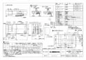 三菱電機 VL-10SR3-BE 取扱説明書 施工説明書 納入仕様図 住宅用ロスナイ(準寒冷地・温暖地使用) 壁掛1パイプ取付 ロスナイ換気タイプ ワイヤレスリモコンタイプ 納入仕様図1