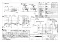 三菱電機 VL-10SR3-BE 取扱説明書 施工説明書 納入仕様図 住宅用ロスナイ(準寒冷地・温暖地使用) 壁掛1パイプ取付 ロスナイ換気タイプ ワイヤレスリモコンタイプ 納入仕様図1