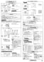 三菱電機 VL-12EKH3-BE-D 取扱説明書 施工説明書 納入仕様図 住宅用ロスナイ(寒冷地仕様) 壁埋込 30㎝ 角穴取付 急速排気付タイプ 壁スイッチタイプ 施工説明書2