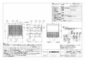 三菱電機 VL-12EKH3-D 取扱説明書 施工説明書 納入仕様図 住宅用ロスナイ(寒冷地仕様) 壁埋込 30㎝ 角穴取付 急速排気付タイプ 壁スイッチタイプ 納入仕様図1