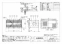 三菱電機 VL-130EK2 取扱説明書 施工説明書 納入仕様図 居間用ロスナイ 壁埋込専用角穴取付タイプ 壁スイッチタイプ 納入仕様図1