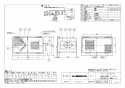 三菱電機 VL-150KP2 取扱説明書 施工説明書 納入仕様図 換気空清機 農事用ロスナイ 納入仕様図1