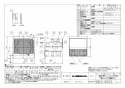 三菱電機 VL-200KA4-BE-D 取扱説明書 施工説明書 納入仕様図 住宅用ロスナイ(寒冷地仕様) 壁埋込 30㎝ 角穴取付 急速排気付タイプ ワイヤレスリモコンタイプ 納入仕様図1