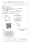 三菱電機 W-70KTDA 取扱説明書 施工説明書 納入仕様図 一般用 有圧換気扇用ウェザーカバー 納入仕様図1