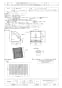 三菱電機 W-70KTDACM 取扱説明書 施工説明書 納入仕様図 厨房等高温場所用 有圧換気扇用ウェザーカバー 納入仕様図1