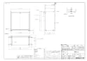 ノーリツ ｽｴｵｷﾀﾞｲD29-450 納入仕様図 据置台D29-450 納入仕様図1