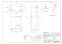 ノーリツ 0700465 納入仕様図 据置台D31 納入仕様図1