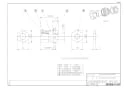 ノーリツ 0701423 納入仕様図 ふろアダプターコード貫通金具(10個入り) 納入仕様図1