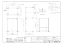 ノーリツ 0701440 納入仕様図 据置台D41 納入仕様図1