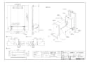 ノーリツ PSｶﾅｸﾞｾｯﾄPK-D350NR 納入仕様図 PS金枠セットPK-D350NR 納入仕様図1