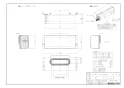 ノーリツ アルコーブハイキカバーL17 納入仕様図 アルコーブ排気カバーL17 納入仕様図1