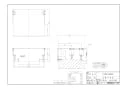 ノーリツ 0702745 納入仕様図 GTS用水平支持金具 納入仕様図1