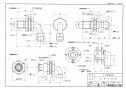 ノーリツ 0703807 納入仕様図 ノーリツ ユニットバス貫通金具T15A 納入仕様図1