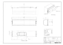 ノーリツ 0704487 納入仕様図 側方排気カバーS21 納入仕様図1