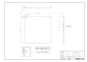 ノーリツ 0704582 納入仕様図 KB-6A取り換えセット下(機器下部配管部カバー) 納入仕様図1