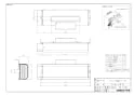 ノーリツ アルコーブハイキカバーL40 納入仕様図 アルコーブ排気カバーL40 納入仕様図1