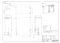 ノーリツ 0708356 施工説明書 納入仕様図 配管カバーHR6 納入仕様図1