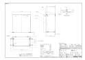 ノーリツ ｽｴｵｷﾀﾞｲD65-650-S 納入仕様図 据置台D65-650-S 納入仕様図1