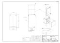 ノーリツ 0757901 納入仕様図 配管カバーH43 納入仕様図1