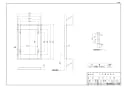 ノーリツ 7001703 納入仕様図 W用壁面金枠 納入仕様図1