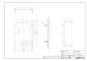 ノーリツ 7134703 納入仕様図 BUAダクト用金枠 納入仕様図1