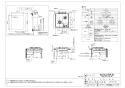 ノーリツ N2C25KS 13A 取扱説明書 商品図面 施工説明書 ビルトインコンロ コンパクトタイプ 商品図面1