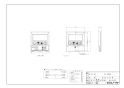 ノーリツ RC-4026M 施工説明書 納入仕様図 ノーリツ 台所リモコン 納入仕様図1