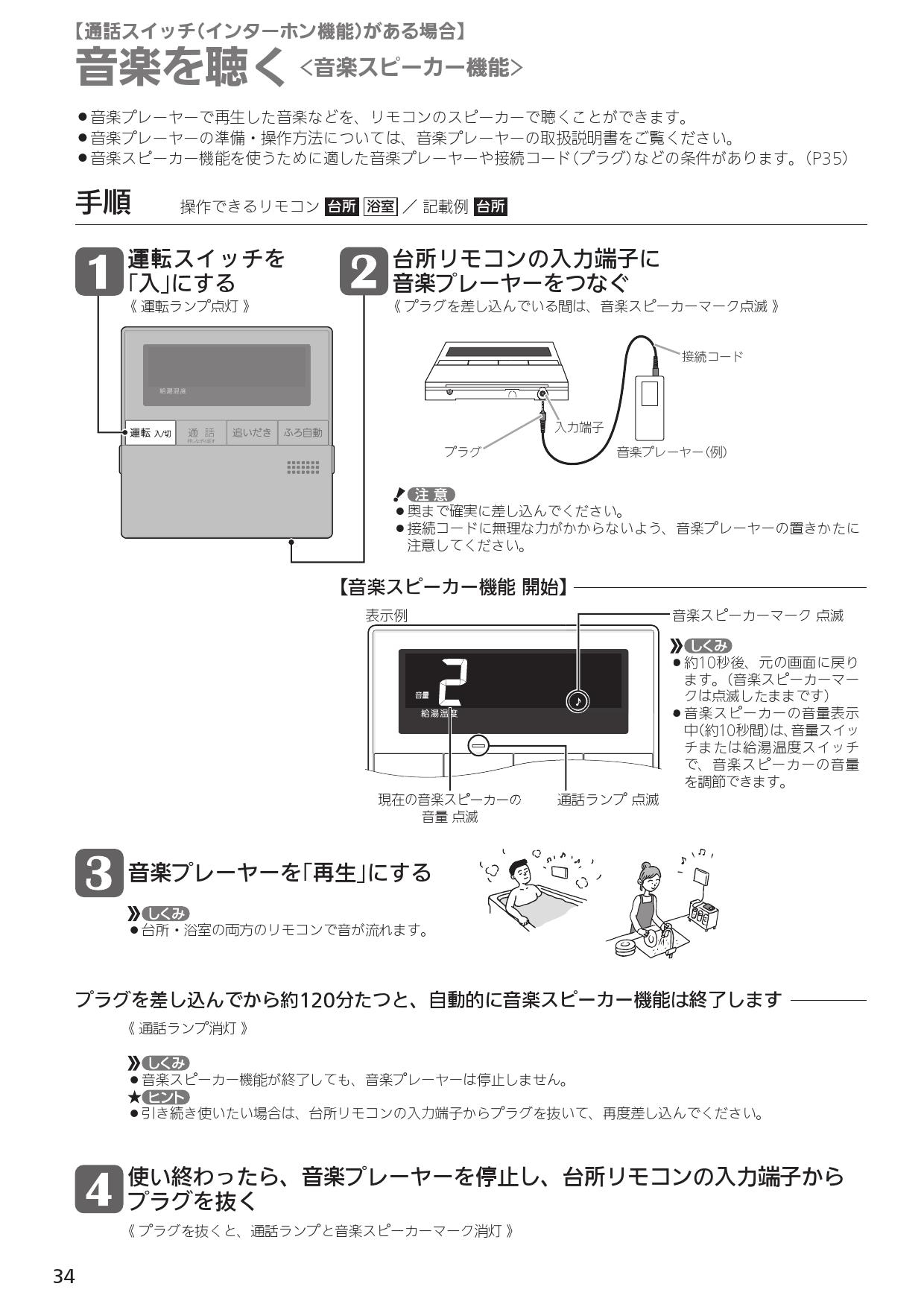 エコジョーズの浴室リモコン、台所リモコン（説明書付き） リモコン- エコジョーズ