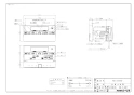 RC-J101SE 取扱説明書 施工説明書 納入仕様図 浴室リモコン 納入仕様図1