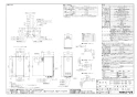 ノーリツ GT-1653AWX-TB-4 BL 13A 取扱説明書 施工説明書 納入仕様図 ガス給湯器 16号フルオート PS扉内後方排気延長形 納入仕様図1