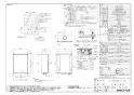 ノーリツ GT-2460AWX-H-2 BL 13A 取扱説明書 施工説明書 納入仕様図 ガスふろ給湯器 24号 スタンダード(フルオート) PS扉内上方排気延長形 納入仕様図1