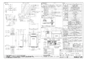 ノーリツ GT-C2062AWX-PS-2 BL 13A 取扱説明書 施工説明書 納入仕様図 設置フリー形 ガスふろ給湯器 ECOジョーズ ユコアGT スタンダード フルオート PS標準設置形 20号 納入仕様図1