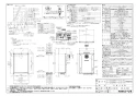 ノーリツ GT-C2062AWX-T-2 BL 13A 取扱説明書 施工説明書 納入仕様図 設置フリー形 ガスふろ給湯器 ECOジョーズ ユコアGT スタンダード フルオート PS扉内設置形 20号 納入仕様図1