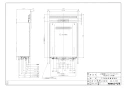 ノーリツ GT-CP2062AWX-PS-2 BL 13A 取扱説明書 施工説明書 納入仕様図 設置フリー形 ガスふろ給湯器 ECOジョーズ ユコアGT スタンダード フルオート PS標準設置 20号 納入仕様図1