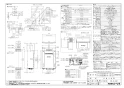 ノーリツ GT-CV1662SAWX-PS-2 BL 13A 取扱説明書 施工説明書 納入仕様図 設置フリー形 ガスふろ給湯器 ECOジョーズ ユコアGT シンプル オート PS標準設置形 16号 納入仕様図1