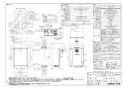 ノーリツ GT-CV1662SAWX-T-2 BL 13A 取扱説明書 施工説明書 納入仕様図 設置フリー形 ガスふろ給湯器 ECOジョーズ ユコアGT シンプル オート PS扉内設置形 16号 納入仕様図1