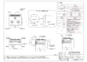 ノーリツ N3S12PWAAFBAE 13A 取扱説明書 商品図面 施工説明書 ビルトインコンロ ピアット マルチグリル ラックリーナ 商品図面1