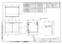 パナソニック AD-KZ6D85ZHKA 商品図面 IH用置台 ダークグレー 商品図面1