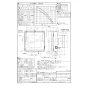 パナソニック FY-08PS9V2-W 取扱説明書 商品図面 施工説明書 パイプファン 商品図面1