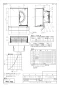 パナソニック FY-CUXAE04-W(ホワイト) 商品図面 施工説明書 排気フード（防火ダンパー付）ホワイト 商品図面1